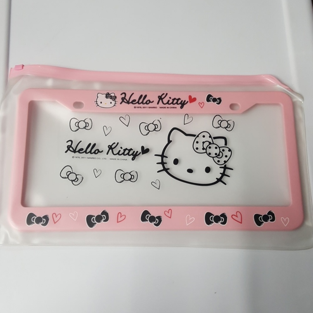Hello Kitty License Plate Frame